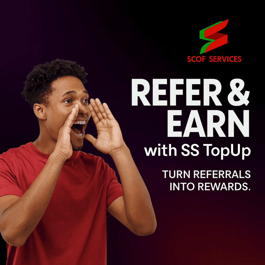 REFER AND EARN - sharing SS TOPUP